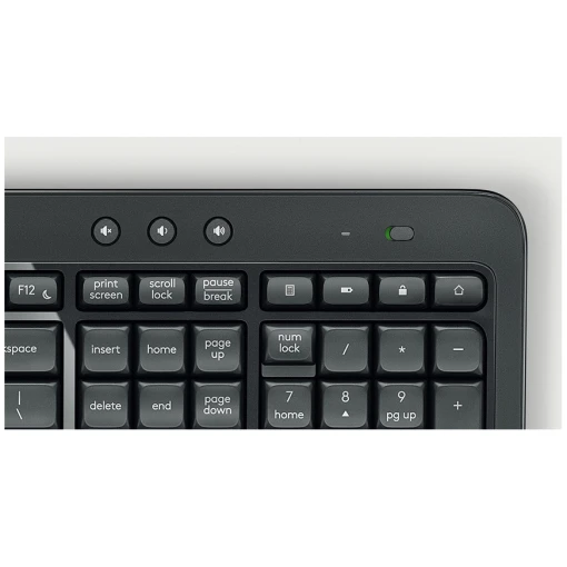 Logitech MK540 Advanced Funk-Tastatur, -Maus Set mit Handballenauflage, Deutsch, QWERTZ, Windows®, Schwarz – Bild 3