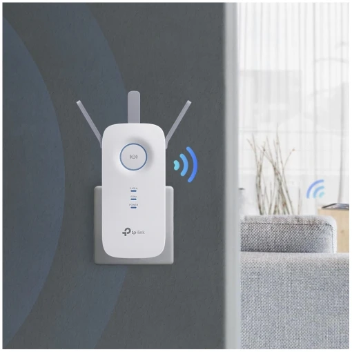 TP-Link RE450 AC1750 Dualband Gigabit WLAN Repeater Verstärker (WPS, AP Modus, LED abschaltbar, 1 x Ethernet Port) weiß – Bild 5