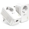 TP-Link TL-PA7017P KIT (2er Set) AV1000 (1.000Mbit/s) Powerline LAN Adapter mit Steckdose weiß