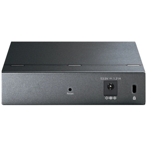 TP-Link TL-SG105PE 5-Port Gigabit Easy Smart Switch 4xPoE+ Ports VLAN QoS IGMPv3 Metallgehäuse schwarz-metallic – Bild 3