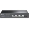 TP-Link Jetstream TL-SG2210MP 10-Port Gigabit Smart-Switch mit 8x Gigabit PoE+ max. 150W und 2x Gigabit SFP-Slots Desktop/Rackmount Metallgehäuse Schwarz