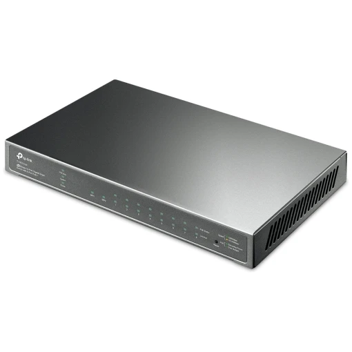 TP-Link Jetstream TL-SG2210P 10-Port Gigabit Smart Switch L2 managed 8x Gigabit PoE+ Ports und 2 SFP Slots Desktop/Wandmontage – Bild 3