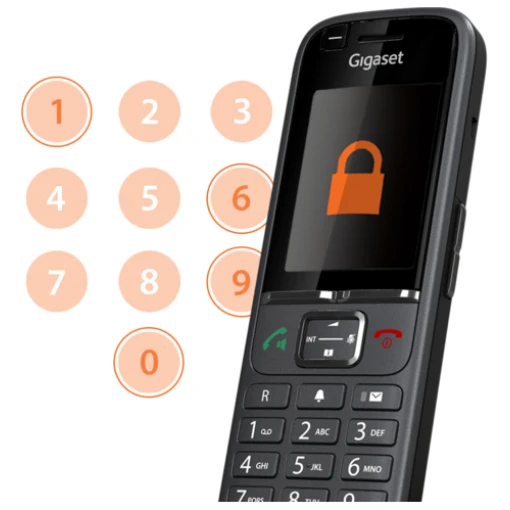 Gigaset S700H PRO DECT Mobilteil Schwarz/Anthrazit inkl. Ladeschale (USED_A) – Bild 5