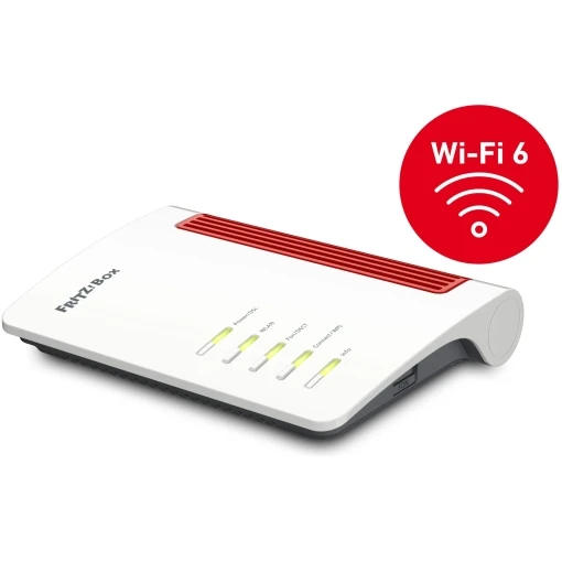 AVM FRITZ!Box 7510 - Wireless Router - DSL-Modem - GigE - 802.11g/n/ax - 2,4 GHz - VoIP-Telefonadapter (DECT)