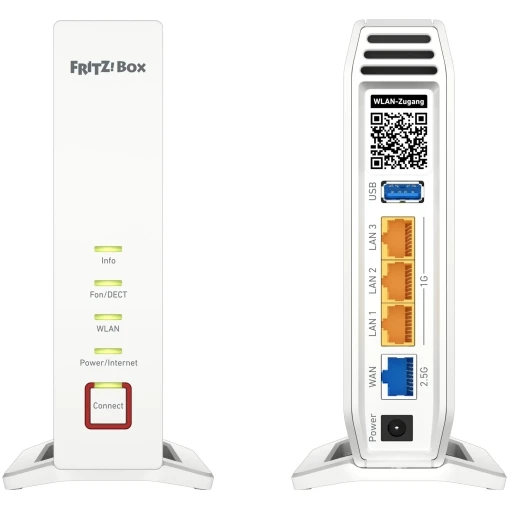 AVM FRITZ!Box 4060 - Wireless Router - 3-Port-Switch - GigE, 2.5 GigE - Wi-Fi 6 - Tri-Band - VoIP-Telefonadapter (DECT) – Bild 4